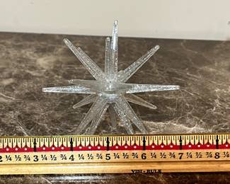 E123 - $60 for 17. 2 sets available. Vintage MCM Atomic Star Christmas Lights.
