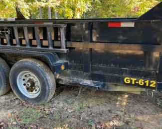 G25 - $6000. GT-612 Leonard Dump Trailer. 8k limit.