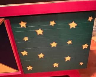 E32 - $75. Painted Lane Cedar Chest. Measures 47" wide x 17.5" deep x 19" tall.
