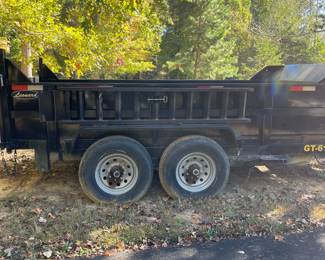 G25 - $6000. GT-612 Leonard Dump Trailer. 8k limit.