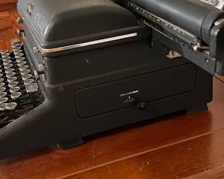 E59 - $75. Royal Typewriter. KMM Model I believe. All keys move.