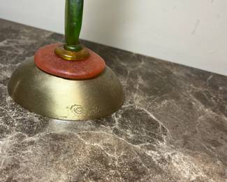 E98 - $55. Vintage Orna Lalo Flower Candle Holders.
