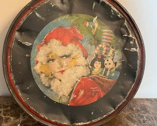 E7 - $75. 1920s Henry Clive Mac Murray Canco Biscuit Tin.