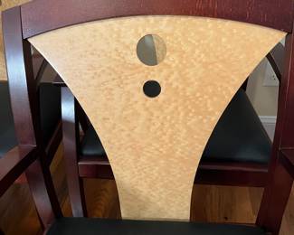 E63 - $175. Set of 4 Wooden Dining Style Chairs by La-Z-Boy furniture. Measures 23" x 19" x 34" tall.