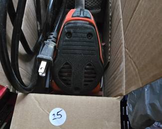 G5 - $25. Black & Decker 1/4 sheet sander. Looks very gently used.