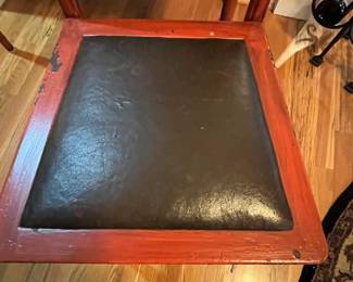 E3 - $275. MCM Simmons Furniture Desk & Chair. Measures 32" wide x 18.5" deep x 30" tall. Pieces are Painted Metal and very sturdy!