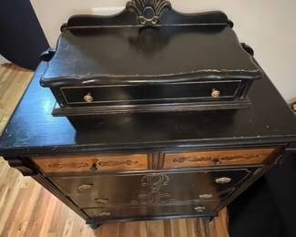 E68 - $95. Beautiful Antique Dresser. Needs minor repairs to get the drawers sliding a bit easier but not major issues. Measures 36.5" wide x 18.25" deep x 45.25" tall.
