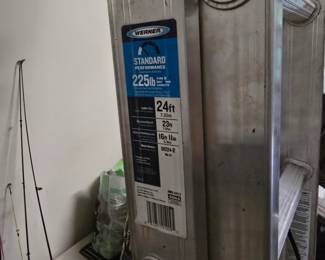 G21 - $150. Werner 24' Extension Ladder. Model #D1224-2.