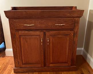 E62 - $175. Dry Sink - NOT old and in beautiful condition. Measures 38.5" wide x 17.5" deep x 37.5" tall.