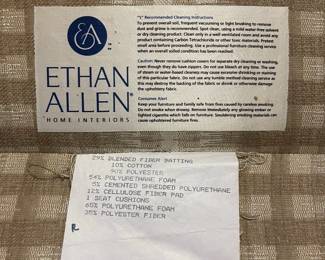 E103 - $100. Ethan Allen Side Chair. Measures 37" wide x 32" deep x 33" tall.