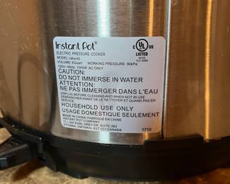 E115 - $60. Instant Pot Ultra. (Model Ultra 60.)
