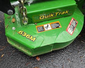 G1 - $6000. John Deer QuikTrak 636M with 38.5 hours on it. Purchased new from John Deere. Runs/Drives perfectly.