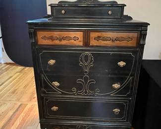 E68 - $95. Beautiful Antique Dresser. Needs minor repairs to get the drawers sliding a bit easier but not major issues. Measures 36.5" wide x 18.25" deep x 45.25" tall.