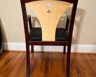 E63 - $175. Set of 4 Wooden Dining Style Chairs by La-Z-Boy furniture. Measures 23" x 19" x 34" tall.