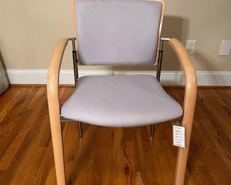 E67 - $60. Dauphin Enzo Chair. Measures 23.5" wide x 18.5" floor to seat x 33" tall.