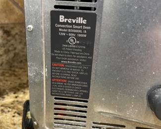 E39 - $100. Breville Convection Smart Oven. Model BOV800XL / A