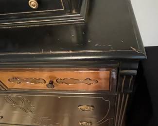 E68 - $95. Beautiful Antique Dresser. Needs minor repairs to get the drawers sliding a bit easier but not major issues. Measures 36.5" wide x 18.25" deep x 45.25" tall.