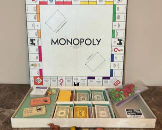 E72 - $125. 1936 Monopoly Board Game.