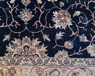 E42 - $200. Capel Rug - 100% Wool. Measures 9.3 x 11.10. Was used in a formal dining room.