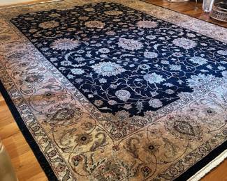 E42 - $200. Capel Rug - 100% Wool. Measures 9.3 x 11.10. Was used in a formal dining room.