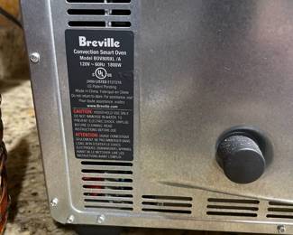 E40 - $100. #2 - Breville Convection Smart Oven. Model BOV800XL / A