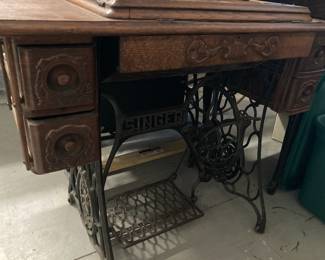 antique sewing machine