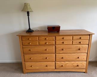 Multiple-Drawer Long Dresser