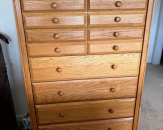 Multiple Drawer Tall Dresser