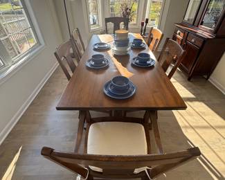 Dining Table, 6 Chairs