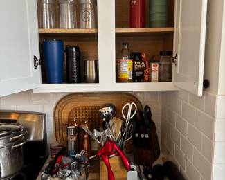 Glasses. Small/Large Utensils