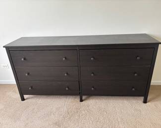 Black 6-Drawer Dresser