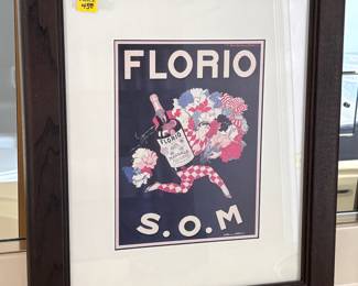 Framed Florio SOM Poster
