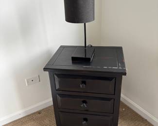 Black Night Stand, Lamp