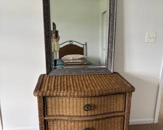 Woven Dresser, Mirror