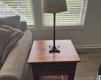 End Table and Lamp