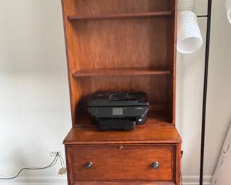 Book Case/File Drawers, Floor Lamp