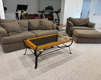 Sofa, Oversized Chair, Coffee Table