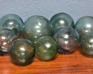 11 Blown Glass Floats