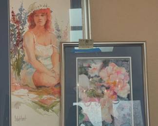 2 Floral Aspect Paintings