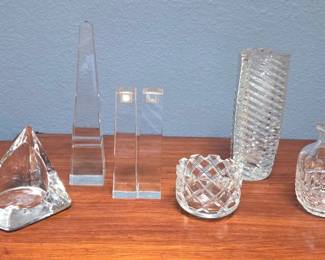 Rogaska, Orrefors Oleg Cassini Glass Pieces