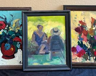 Florals Family 3 Paintings