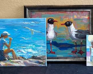 By The Sea 3 Painting