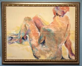 Painting Of A Woman Signed