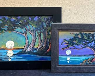 Moonrise 2 Signed Paintings