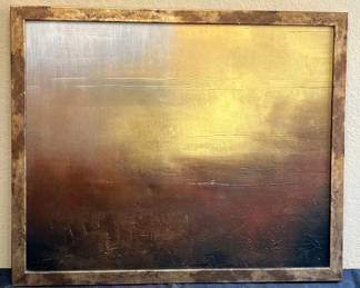 Large Brown Gold Painting