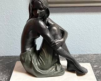 Lone Girl Sculpture