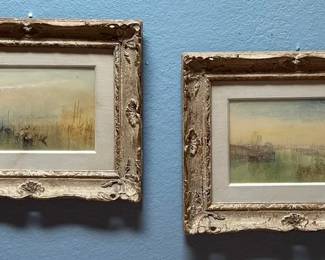 2pc Landscape Painting Set Turner