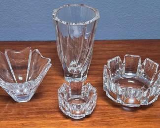 Orrefors Crystal 4 Pieces