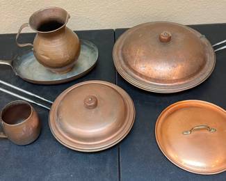Vintage Copper Dishes