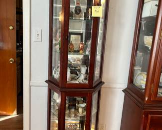 Curio 
Crystal
Cups and saucers 
Vintage hand ashtrays  
Shoes